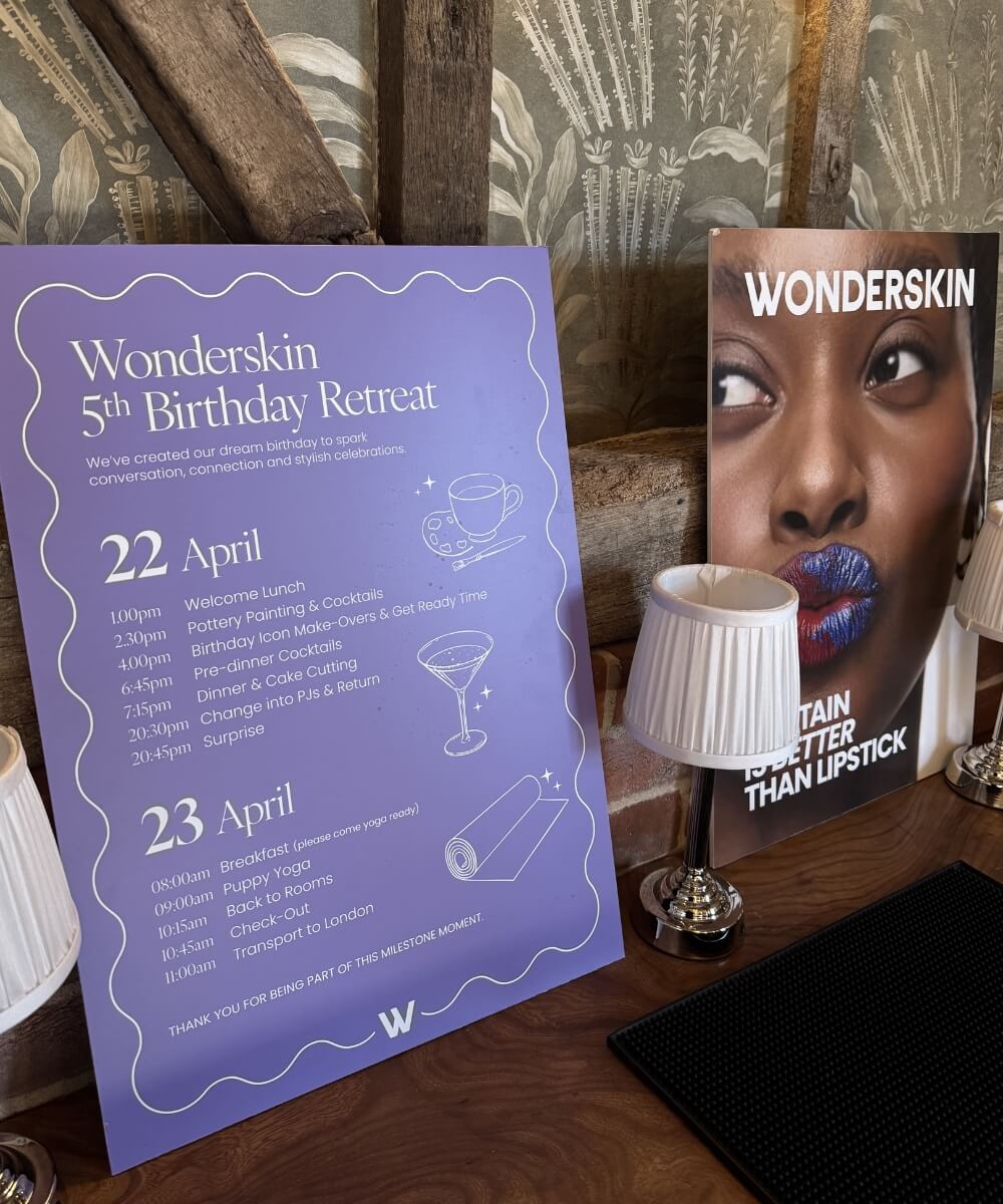 Wonderskin’s Fifth Birthday Celebration at Wilderness Reserve